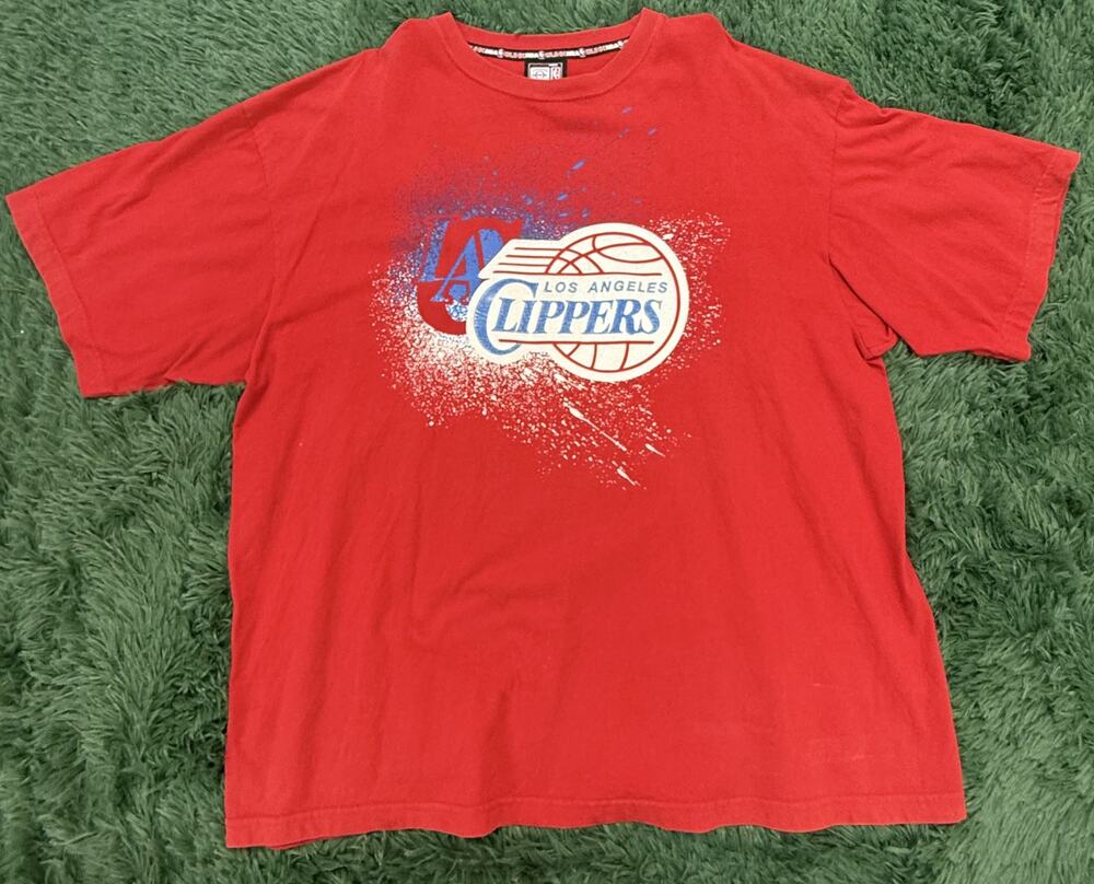 LA Clippers Dunk NBA Red T-Shirt Men's 2XL Officially Licensed Basketball Fan
